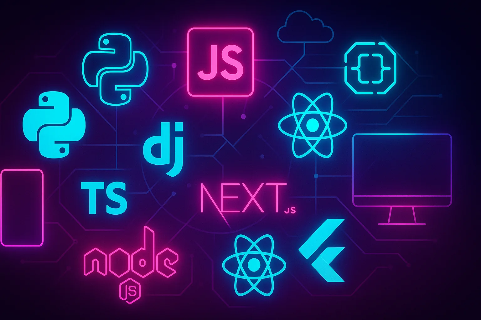 Топ-10 технологій для розробки сайтів і мобільних застосунків у 2025 році