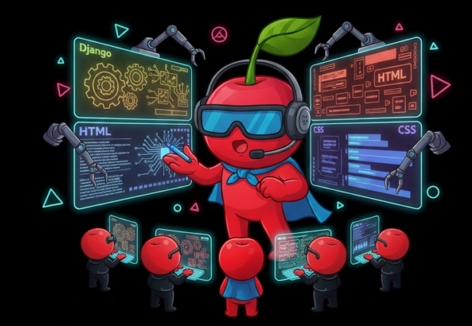 Студенти CherryX Academy працюють над проєктом